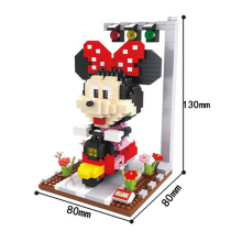 Minie Mouse Cartoon Kunststoff Gebäude Nano Blöcke (10263793)